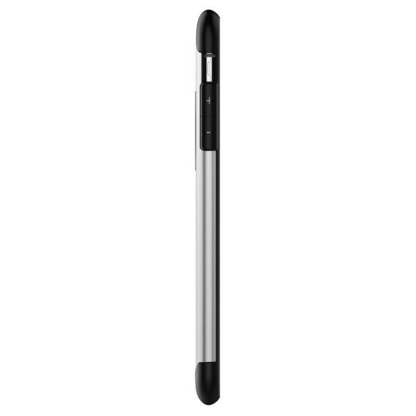 Spigen iPhone XS Max ile Uyumlu Kılıf Slim Armor Satin Silver