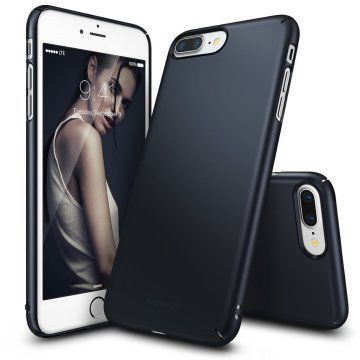 Ringke Slim iPhone 7/8 Plus ile Uyumlu KIlıf Metal Slate İnce Şık Tasarım