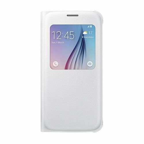 Galaxy S6 ile Uyumlu S View Cover (Deri Görünümlü) EF-CG920P