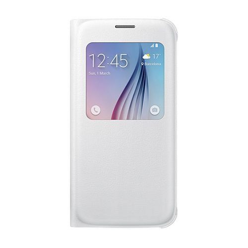 Galaxy S6 ile Uyumlu S View Cover (Deri Görünümlü) EF-CG920P