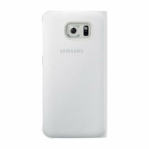 Galaxy S6 ile Uyumlu S View Cover (Deri Görünümlü) EF-CG920P