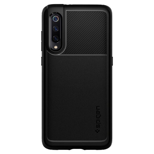 Spigen Mi 9 ile Uyumlu Kılıf Rugged Armor Matte Blac