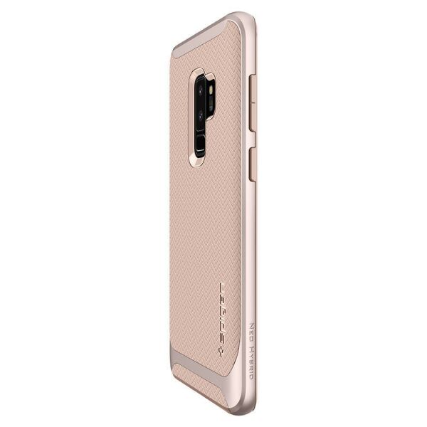 Spigen Galaxy S9 Plus ile Uyumlu Kılıf Neo Hybrid Pale Dogwood
