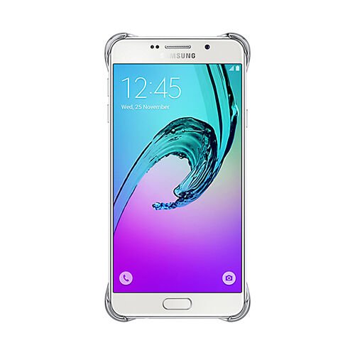 Galaxy A7 (2016) A710F ile Uyumlu Clear Back Cover Kılıf Gümüş EF-QA710CSEGWW(Out)
