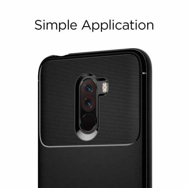 Spigen Pocophone F1 ile Uyumlu Kılıf Rugged Armor