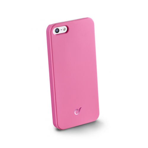 Cellular Line iPhone SE/5S/5 ile Uyumlu Fit Sert Kılıf Pembe FITCIPHONE5P