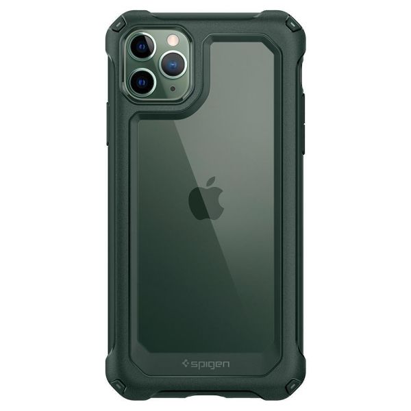 Spigen iPhone 11 Pro Max ile Uyumlu Kılıf Gauntlet Hunter Green