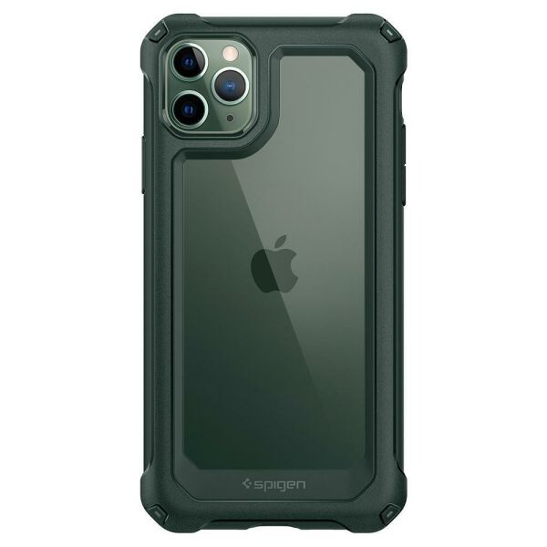 Spigen iPhone 11 Pro Max ile Uyumlu Kılıf Gauntlet Hunter Green