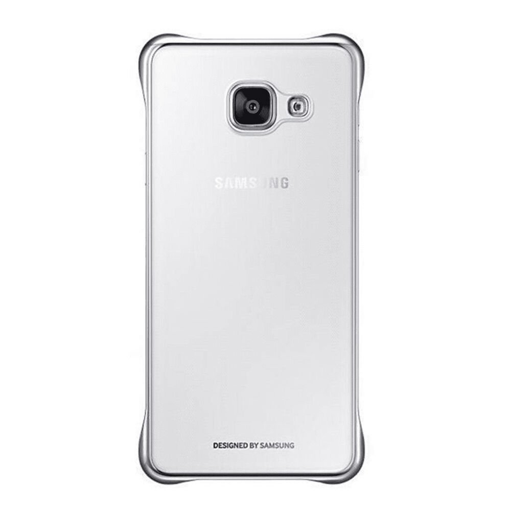 Galaxy A3 (2016) A310F ile Uyumlu Clear Back Cover Kılıf Gümüş EF-QA310CSEGWW (Out)