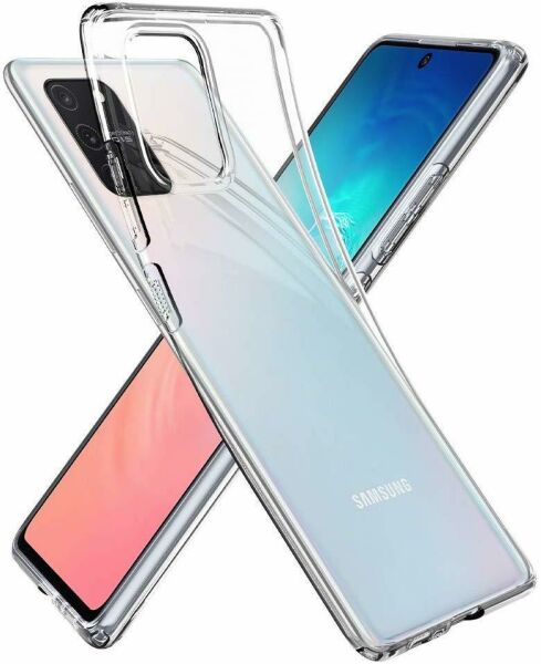 Spigen Galaxy S10 Lite ile Uyumlu Kılıf Liquid Crystal Crystal Clear