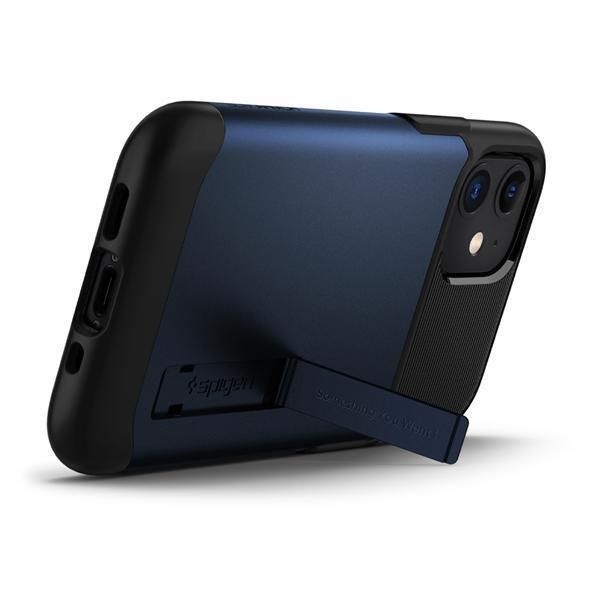 Spigen iPhone 12 Mini ile Uyumlu Kılıf Slim Armor Navy Blue