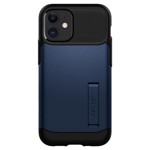 Spigen iPhone 12 Mini ile Uyumlu Kılıf Slim Armor Navy Blue