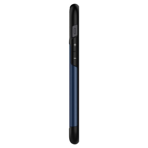Spigen iPhone 12 Mini ile Uyumlu Kılıf Slim Armor Navy Blue