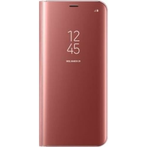 Galaxy S8 ile Uyumlu Clear View Cover Kılıf Pembe EF-ZG950CPEGWW
