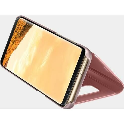 Galaxy S8 ile Uyumlu Clear View Cover Kılıf Pembe EF-ZG950CPEGWW