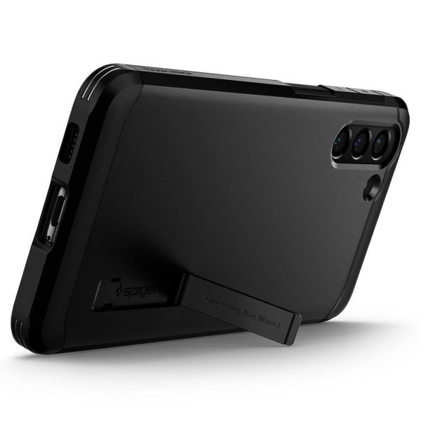 Spigen Galaxy S21 Plus ile Uyumlu Kılıf Tough Armor Gunmetal