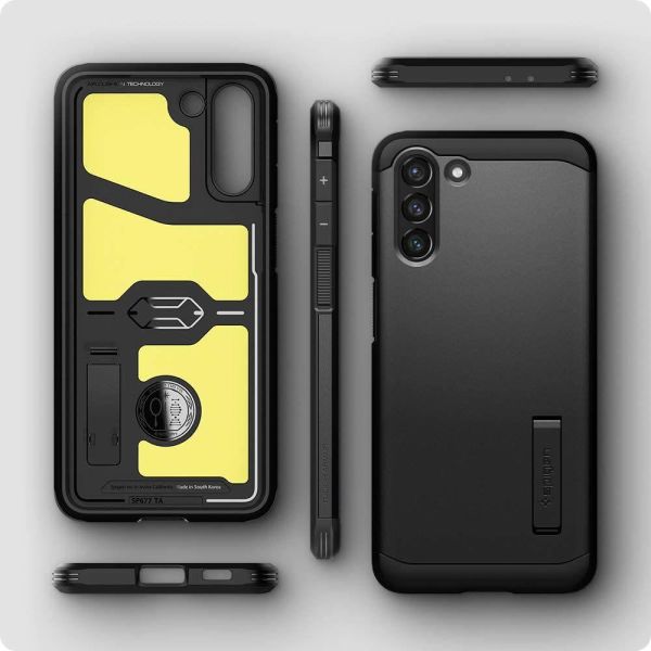 Spigen Galaxy S21 Plus ile Uyumlu Kılıf Tough Armor Gunmetal