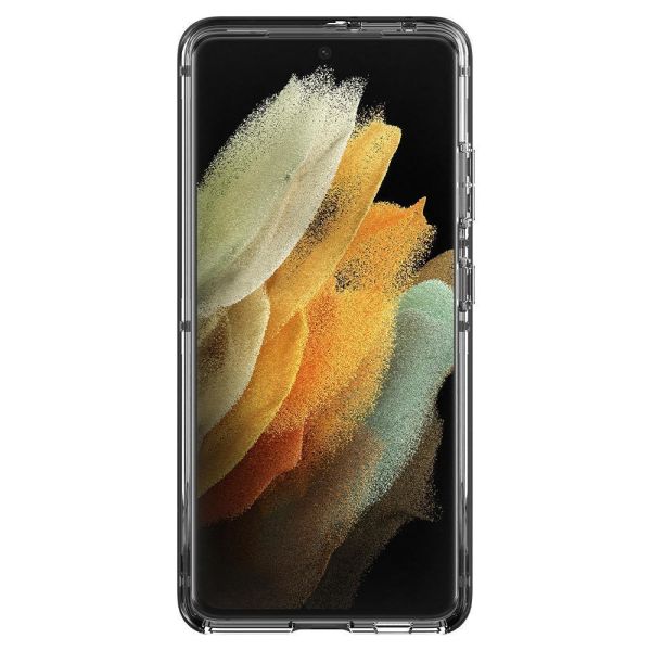 Spigen Galaxy S21 Ultra ile Uyumlu Kılıf Neo Hybrid Crystal Black