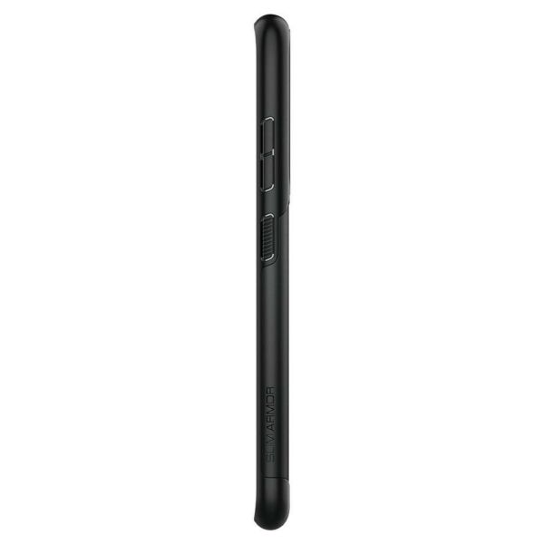Spigen Galaxy S21 Ultra ile Uyumlu Kılıf Slim Armor Metal Slate