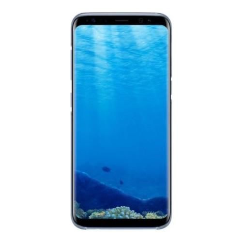 Galaxy S8 ile Uyumlu Şeffaf Kılıf Mavi EF-QG950CLEGWW