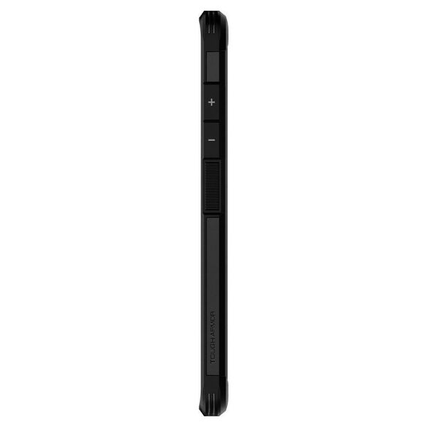 Spigen Galaxy S21 Ultra ile Uyumlu Kılıf Tough Armor Gunmetal