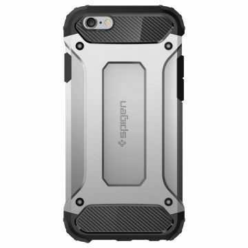 Spigen iPhone 6/6s ile Uyumlu Kılıf Tough Armor Tech Satin Silver