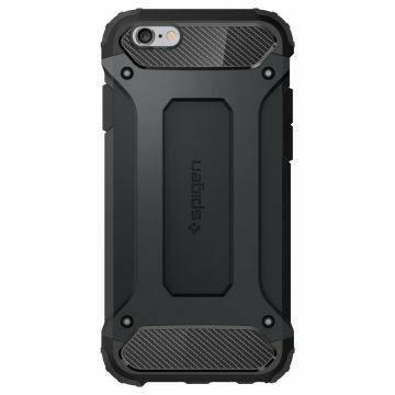 Spigen iPhone 6/6s ile Uyumlu Kılıf Tough Armor Tech Metal Slate