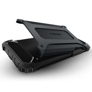 Spigen iPhone 6/6s ile Uyumlu Kılıf Tough Armor Tech Metal Slate