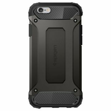 Spigen iPhone 6/6s ile Uyumlu Kılıf Tough Armor Tech Gun Metal