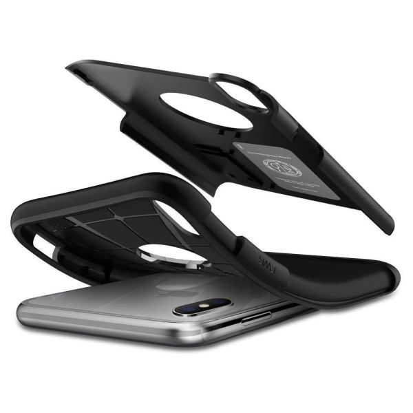 Spigen iPhone XR ile Uyumlu Kılıf Slim Armor Black