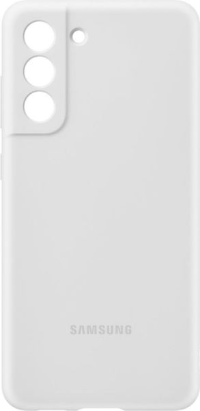 Galaxy S21 FE ile Uyumlu Silikon Kılıf Beyaz EF-PG990TWEGWW