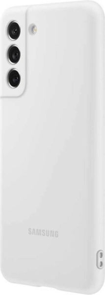 Galaxy S21 FE ile Uyumlu Silikon Kılıf Beyaz EF-PG990TWEGWW