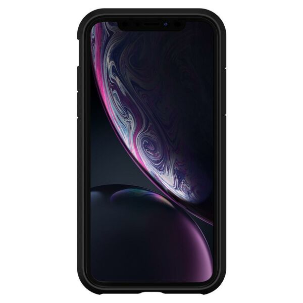 Spigen iPhone XR ile Uyumlu Kılıf Tough Armor Gunmetal