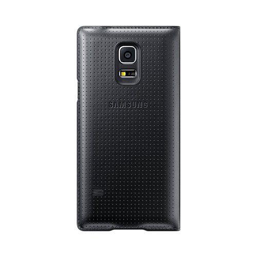 Galaxy S5 Mini ile Uyumlu Kılıf S View Siyah EF-CG800BKEGWW (Out)