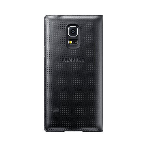 Galaxy S5 Mini ile Uyumlu Kılıf S View Siyah EF-CG800BKEGWW (Out)