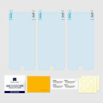 Spigen iPhone 7/8 ile Uyumlu Ekran Koruyucu Crystal 3 Adet