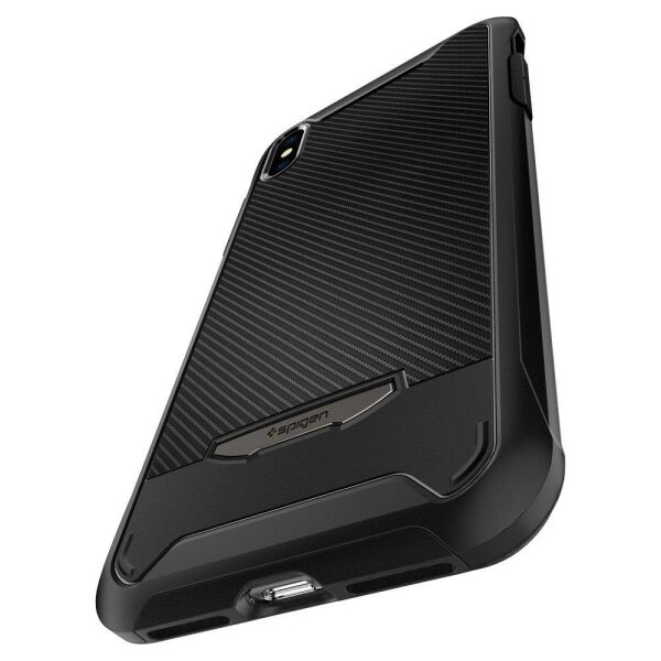 Spigen iPhone XS Max ile Uyumlu Kılıf Hybrid NX Black