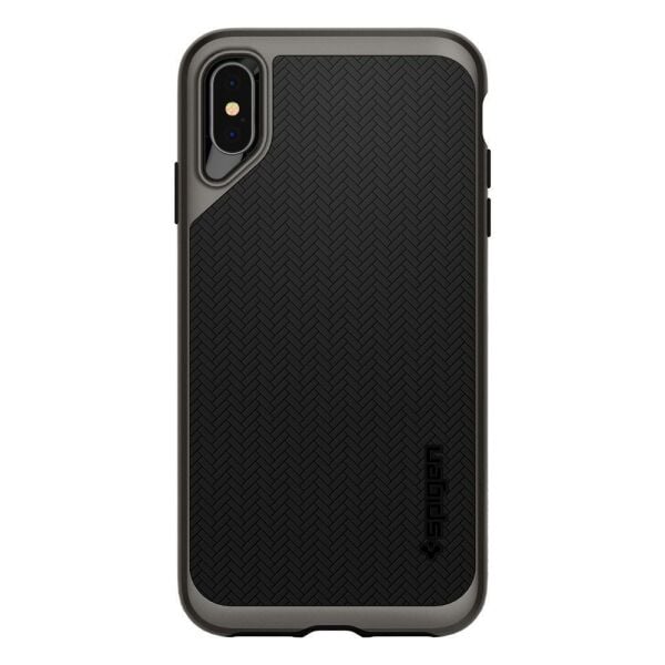 Spigen iPhone XS Max ile Uyumlu Kılıf Neo Hybrid Gunmetal