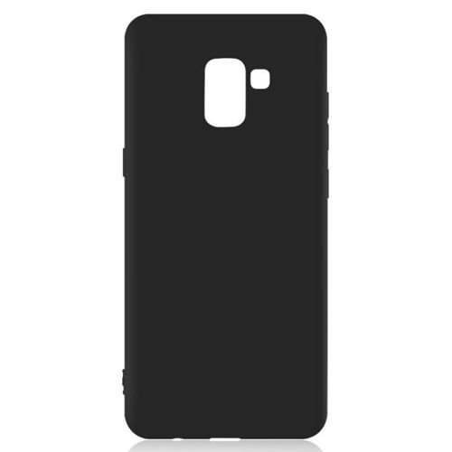 Galaxy A8 2018 ile Uyumlu Soft Silikon Kılıf Siyah