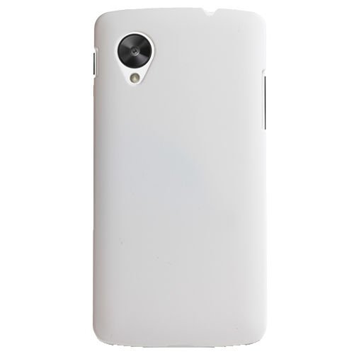 Nexus 5 D821 ile Uyumlu Sert Kılıf Beyaz Renk