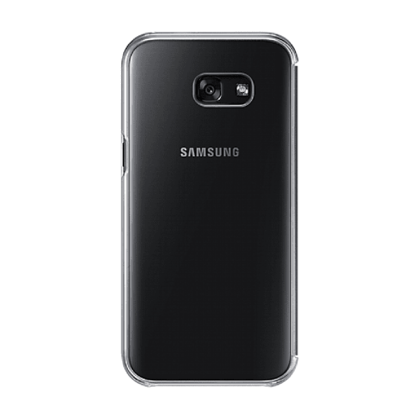 Galaxy A5(2017) ile Uyumlu Clear View Kılıf Siyah EF-ZA520CBEGWW(Out)