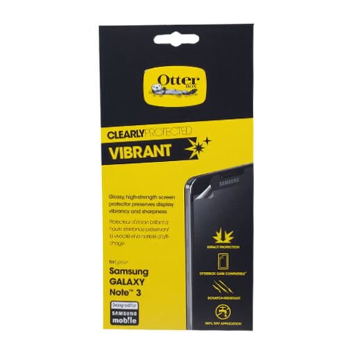 Otterbox Galaxy Note 3 ile Uyumlu Vibrant Ekran Koruyucu
