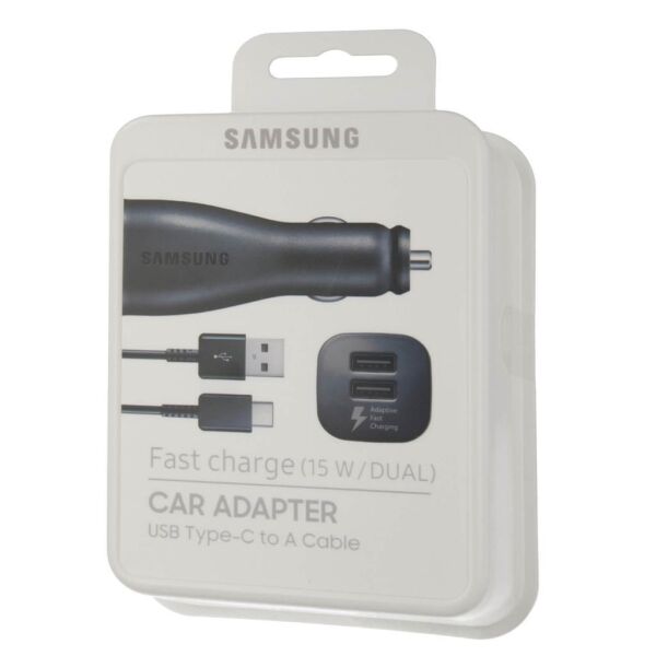Hızlı Araç Çift USB Type-C Araç Şarj Aleti - EP-LN920CBEGWW