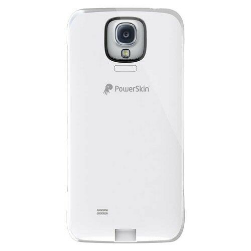 Galaxy S4 i9500 ile Uyumlu PowerSkin 1600 mAh Şarjlı Kılıf Beyaz