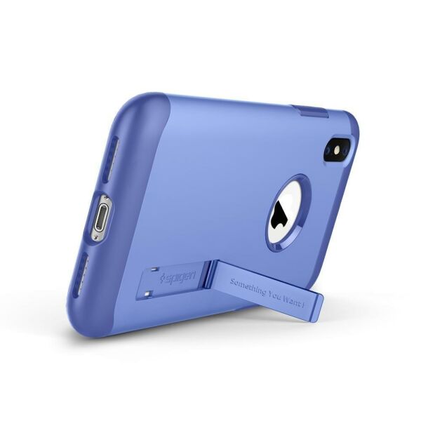 Spigen iPhone XS Max ile Uyumlu Kılıf Slim Armor Violet