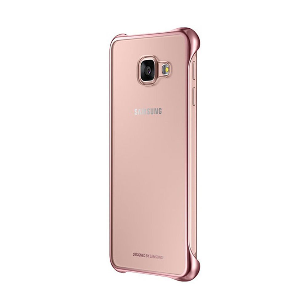 Galaxy A3 (2016) A310F ile Uyumlu Clear Back Cover Kılıf Rose Gold EF-QA310CZEGWW (Out)