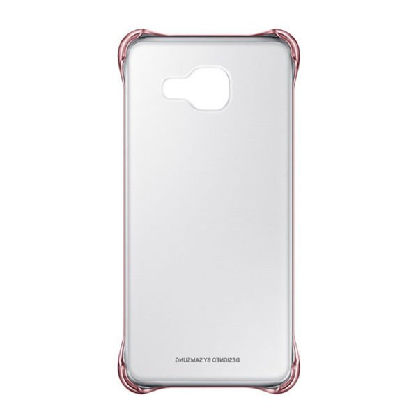 Galaxy A3 (2016) A310F ile Uyumlu Clear Back Cover Kılıf Rose Gold EF-QA310CZEGWW (Out)