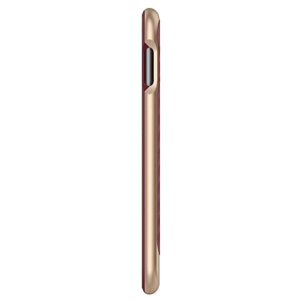 Spigen Galaxy S10e ile Uyumlu Kılıf Neo Hybrid Burgundy