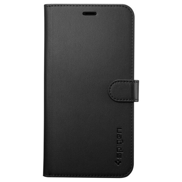 Spigen iPhone XS Max ile Uyumlu Kılıf Wallet S Cüzdan Black