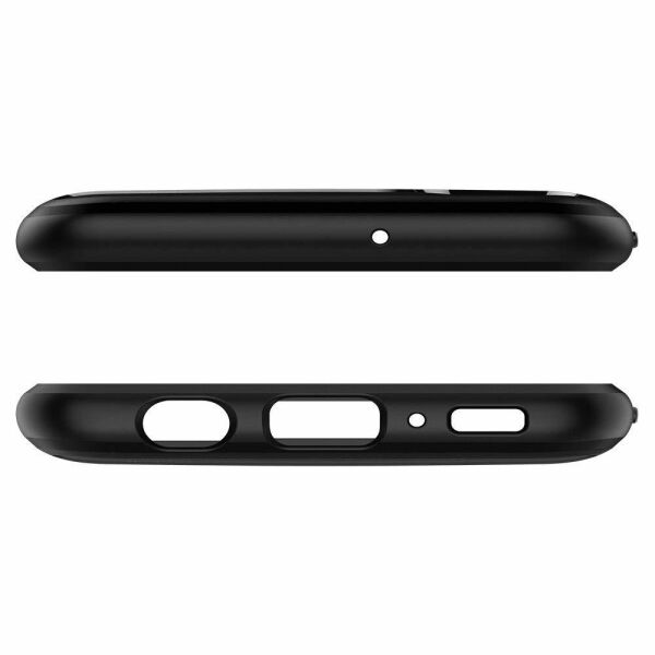 Spigen Galaxy M30s ile Uyumlu Kılıf Rugged Armor Matte Black